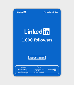 1.000 profil/page followers [LINKEDIN]