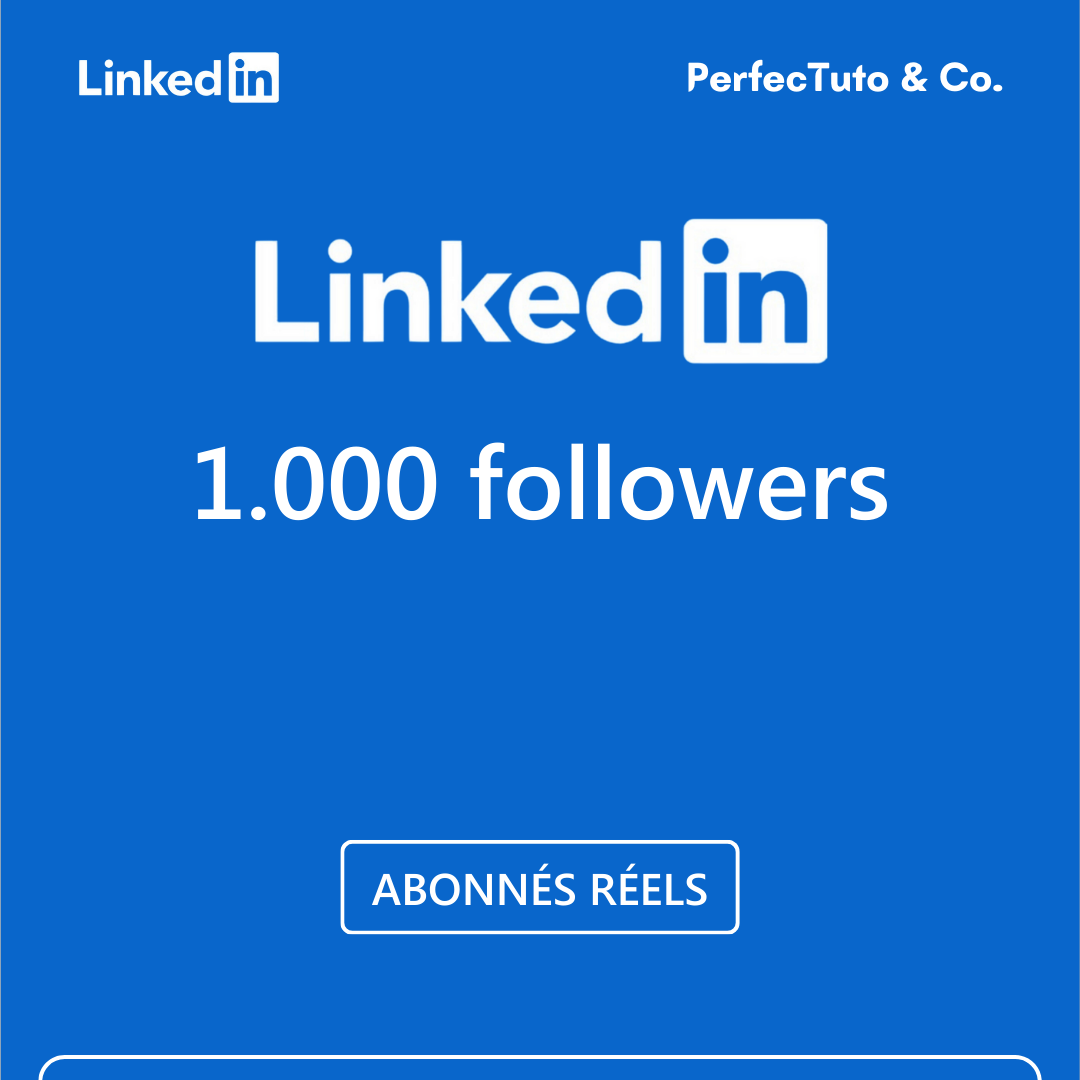 1.000 profil/page followers [LINKEDIN]_0