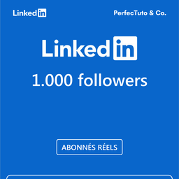1.000 profil/page followers [LINKEDIN]