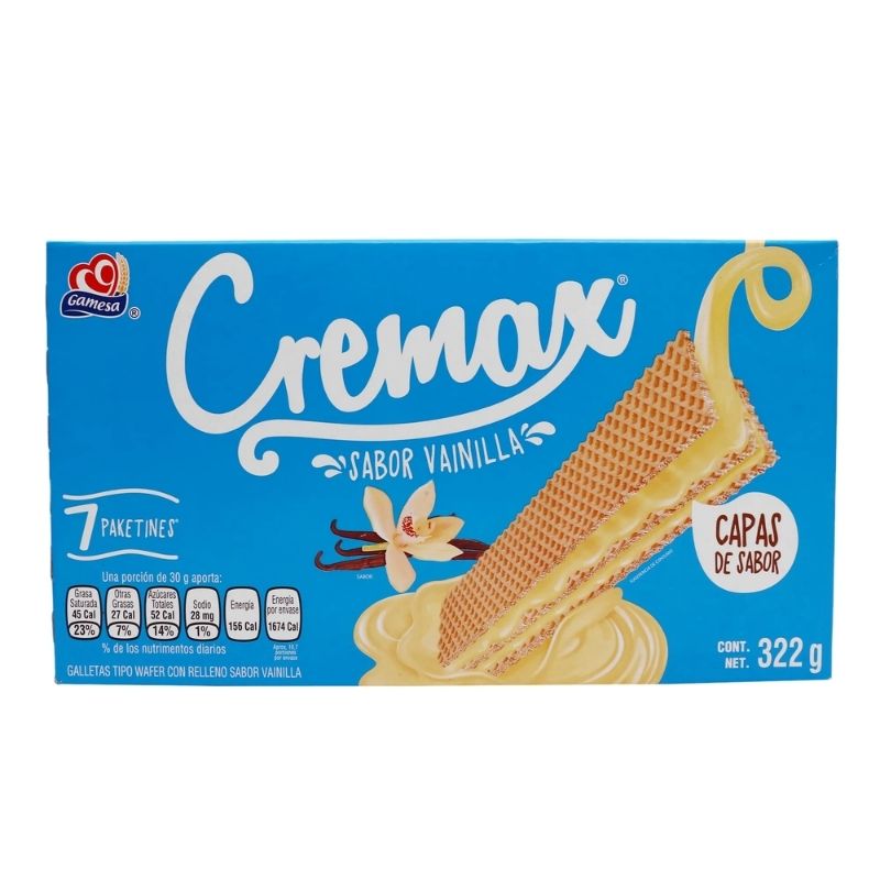 Galletas Cremax 322g Vainilla
