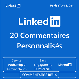 20 commentaires personnalisés [LINKEDIN]