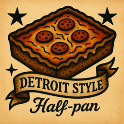 Detroit Style Pizza | Half-pan