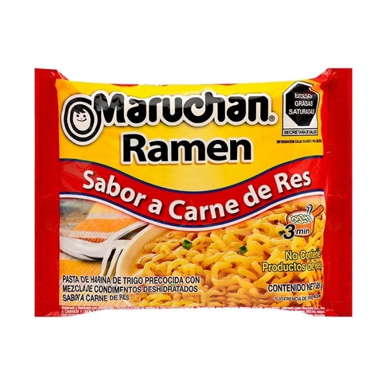 Sopa Instantánea Maruchan Ramen 85g Carne de Res
