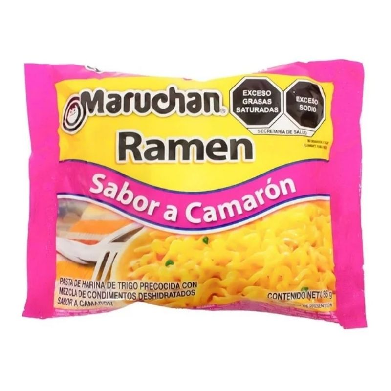 Sopa Instantánea Maruchan Ramen 85g Camarón