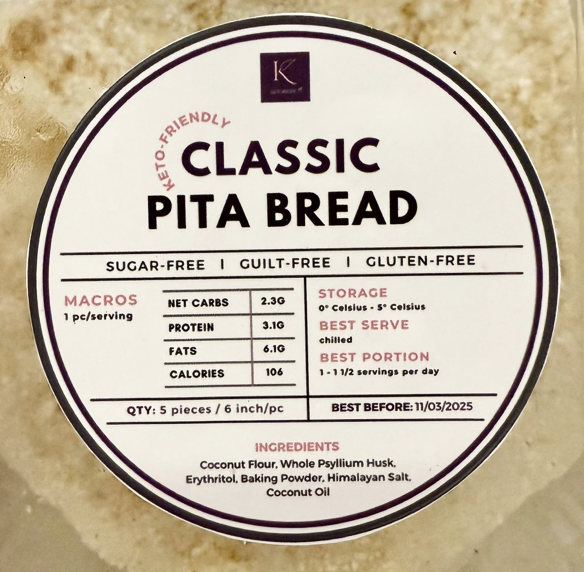 Coconut Pita Bread (5pcs.)_1
