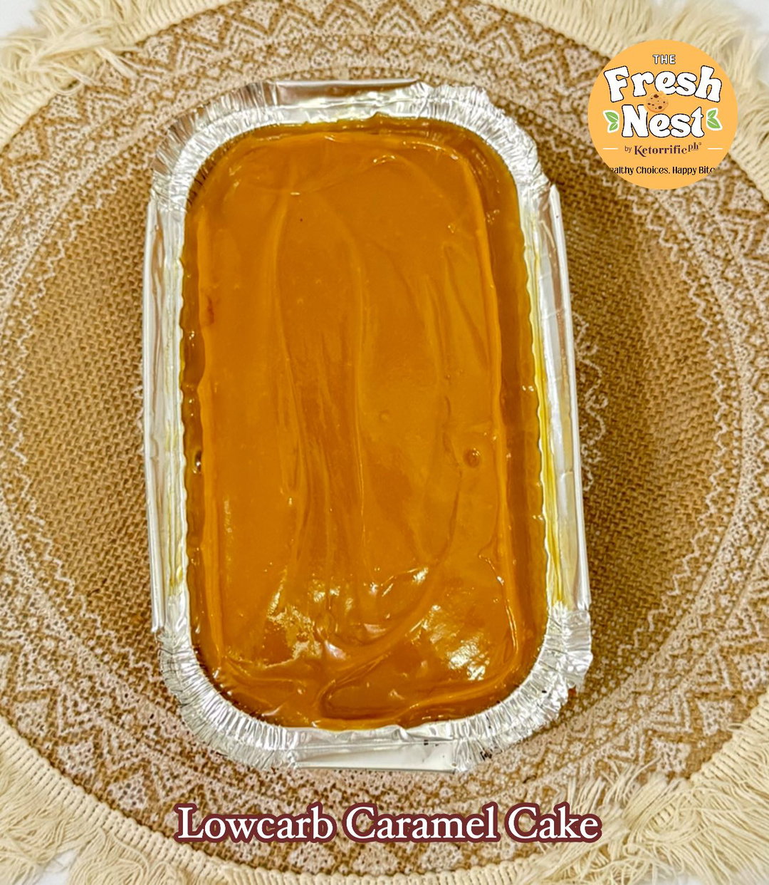 Lowcarb Caramel Fudge Cake