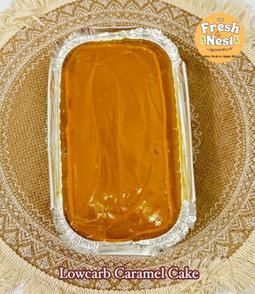 Lowcarb Caramel Fudge Cake 