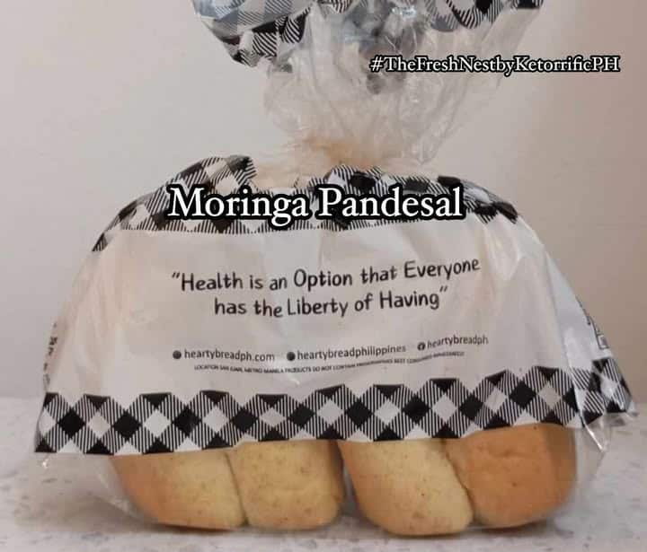 Hearty Gluten-free Moringa Sourdough Pandesal 6 pcs. (non- lowcarb)