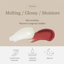 Mixsoon Vegan Melting Lip Balm (Clear)