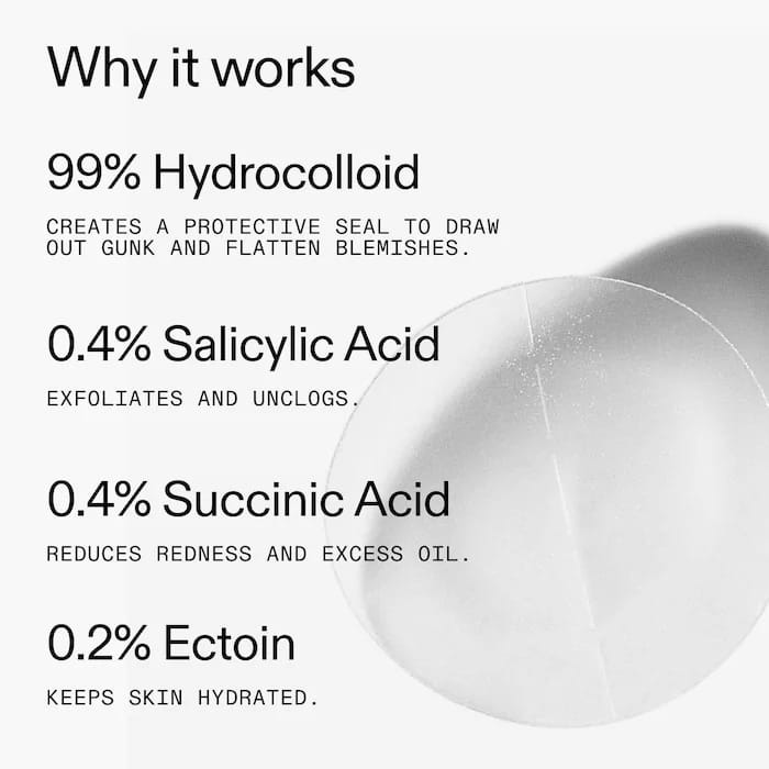The Inkey List - Hydrocolloid Invisible Pimple Patches_3