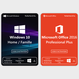 Windows 10 Home _ Famille + Microsoft Office 2016 Professional Plus