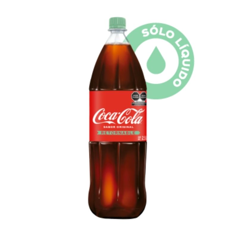 Refresco Coca Cola 2.5L Envase Retornable