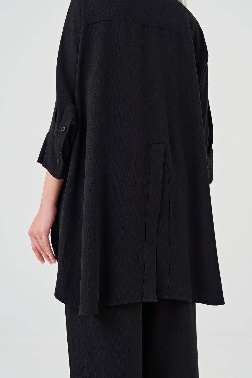 (Pre-order) She Dazzle Lea Caftan Pants set - Black_3