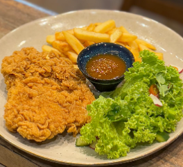 M23. Fried Chicken Chop 酥炸鸡排_0