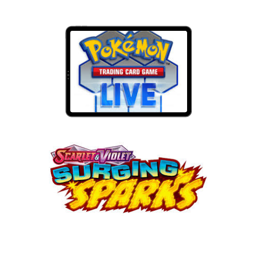 Pokémon TCGO Online/ Live Codes Card - Surging Sparks