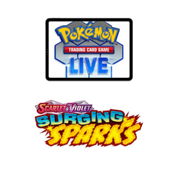 Pokémon TCGO Online/ Live Codes Card - Surging Sparks