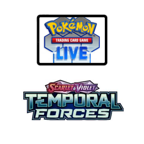 Pokémon TCGO Online/ Live Codes Card - Temporal Forces
