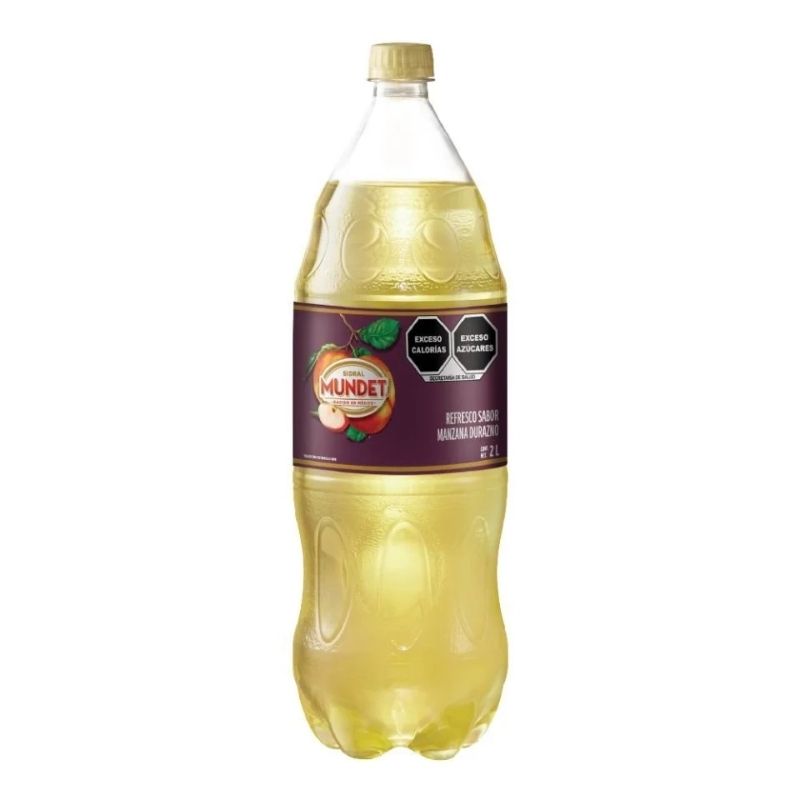 Refresco Sidral Mundet 2L Manzana Durazno_0