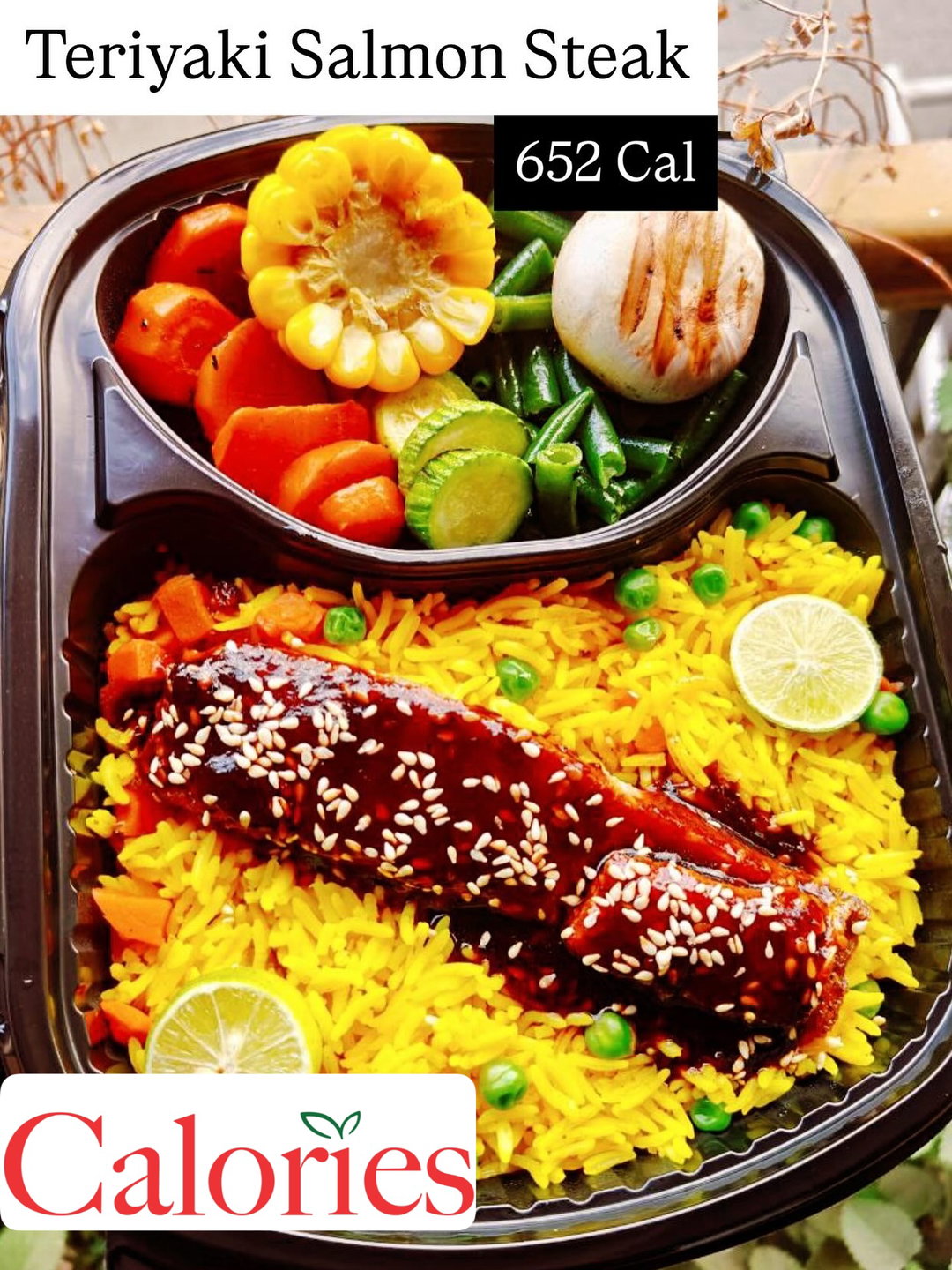 Salmon Teriyaki Steak - 652 Cal