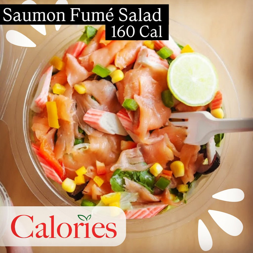 Saumon Fumé & Crab Salad - 160 Cal