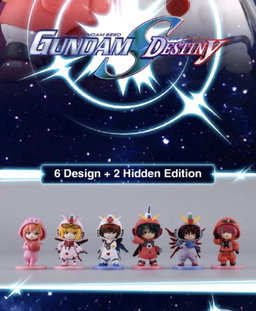 Mobile Suit Gundam Seed Destiny Pyjama Series Blind Box Figure