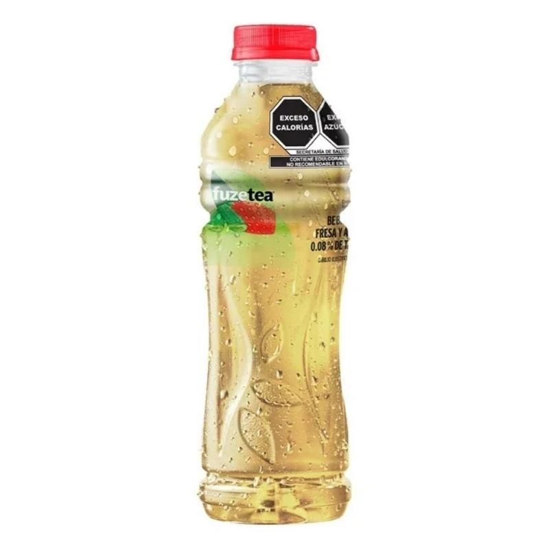 Fuze Tea con Té Verde Sabor Fresa & Aloe 600ml