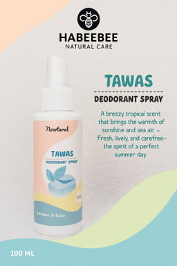 HaBeeBee Natural Tawas Collection — Deodorant Spray 100ml