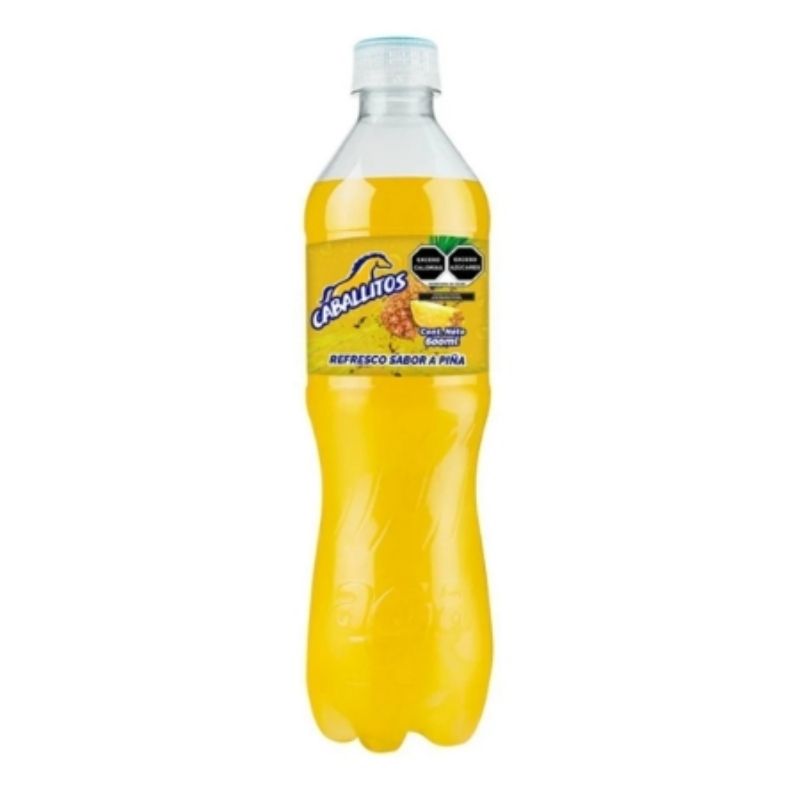 Refresco Caballitos Sabor Piña 600ml