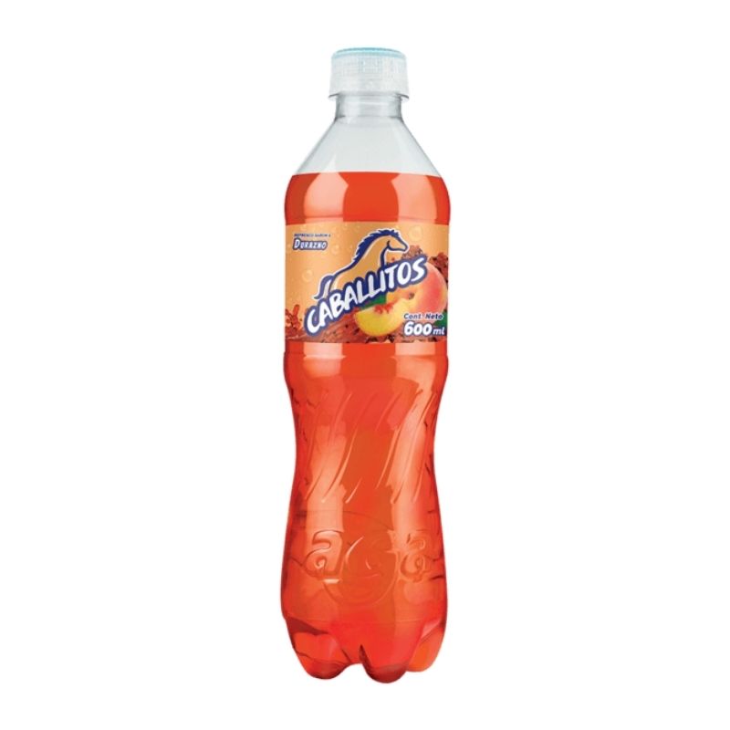 Refresco Caballitos Sabor Durazno 600ml
