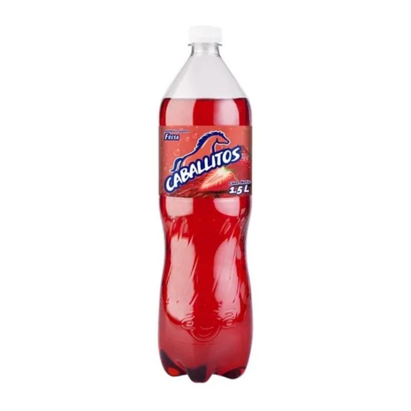 Refresco Caballitos Sabor Fresa 1.5L