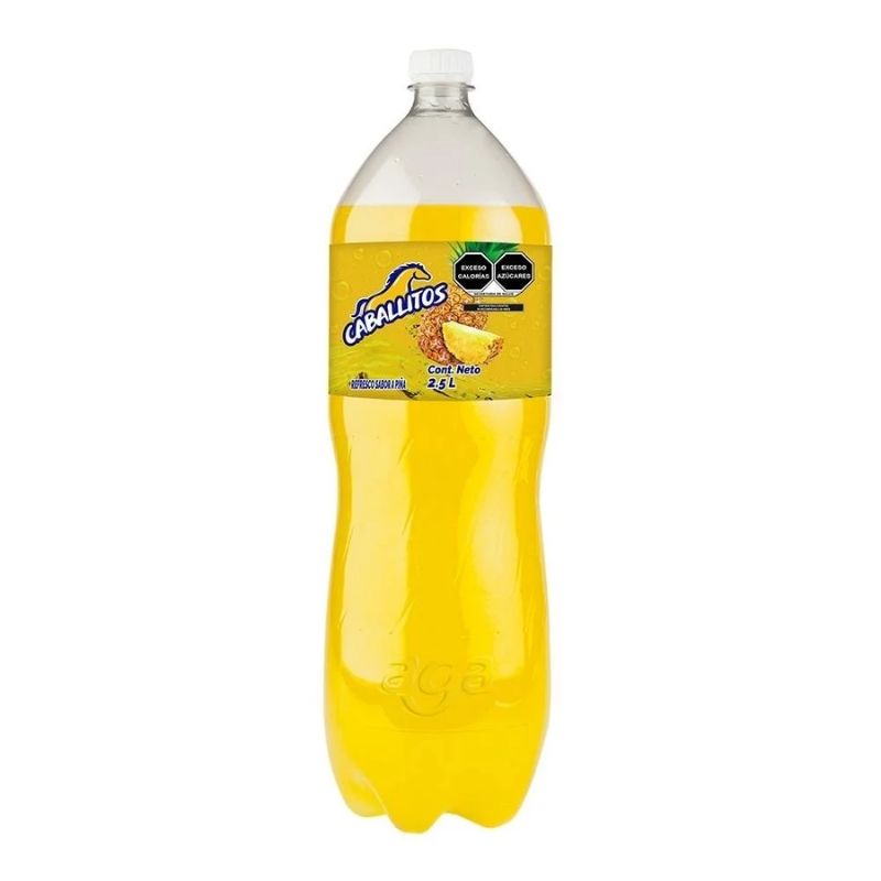 Refresco Caballitos Sabor Piña 2.5L