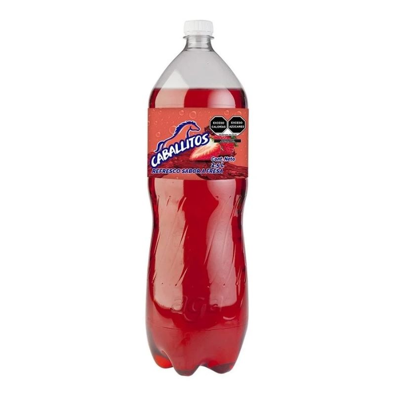 Refresco Caballitos Sabor Fresa 2.5L