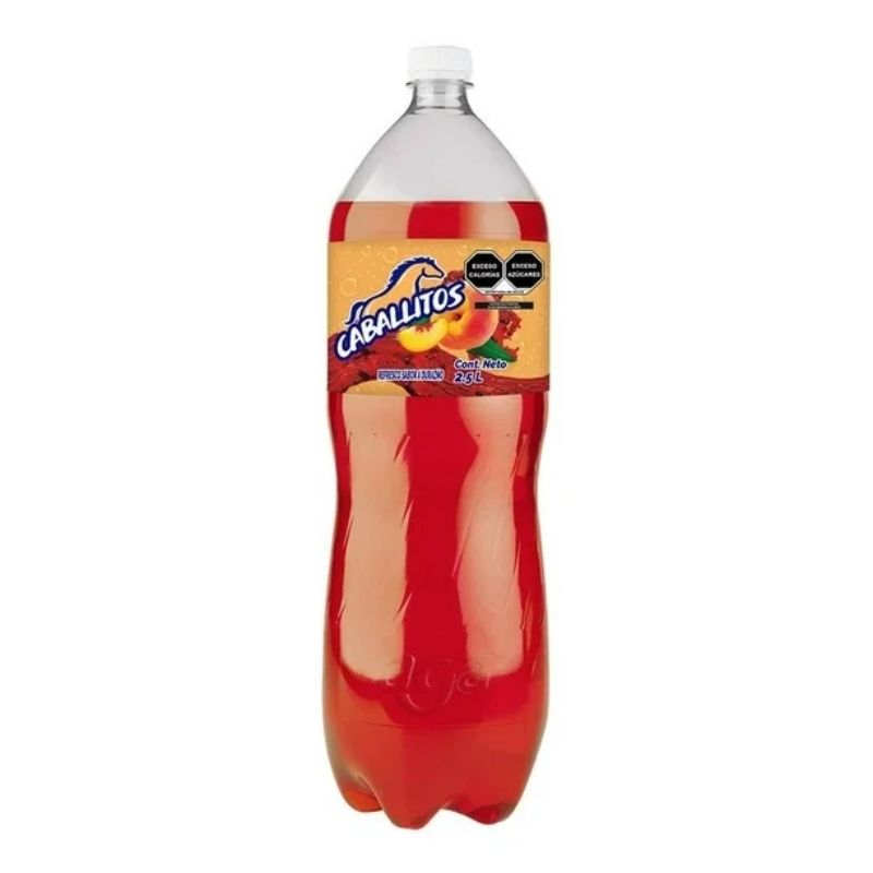 Refresco Caballitos Sabor Durazno 2.5L