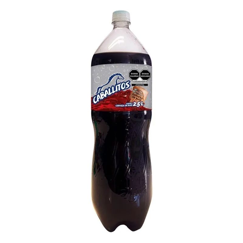 Refresco Caballitos Sabor Cerveza de Raíz 2.5L