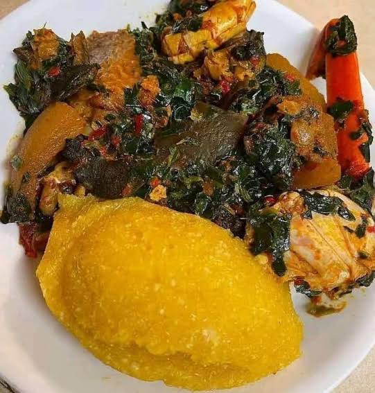 2 Eba and 1 beef _0