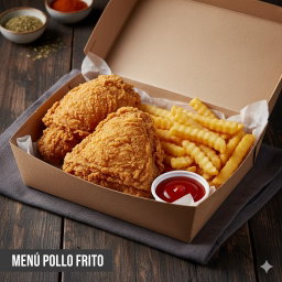 MENÚ POLLO FRITO