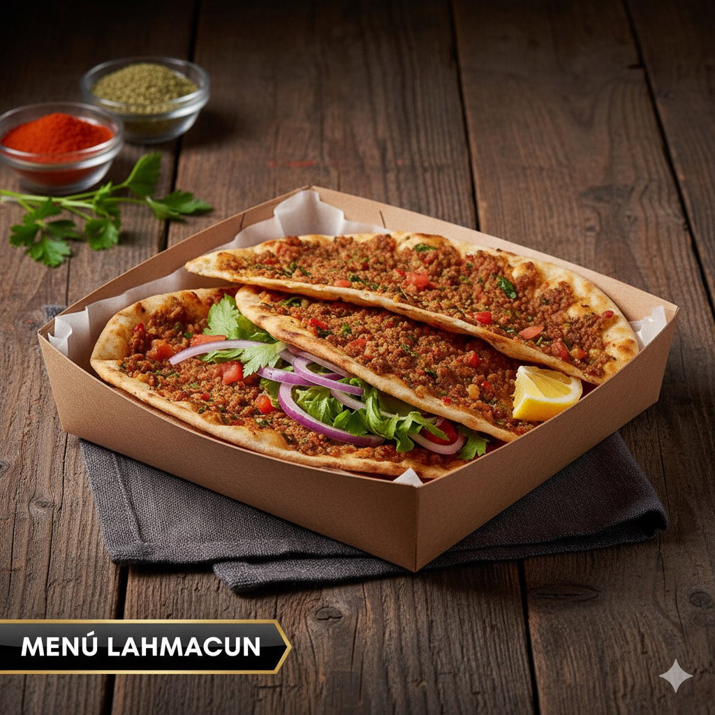 MENÚ PIZZA LAHMACUN