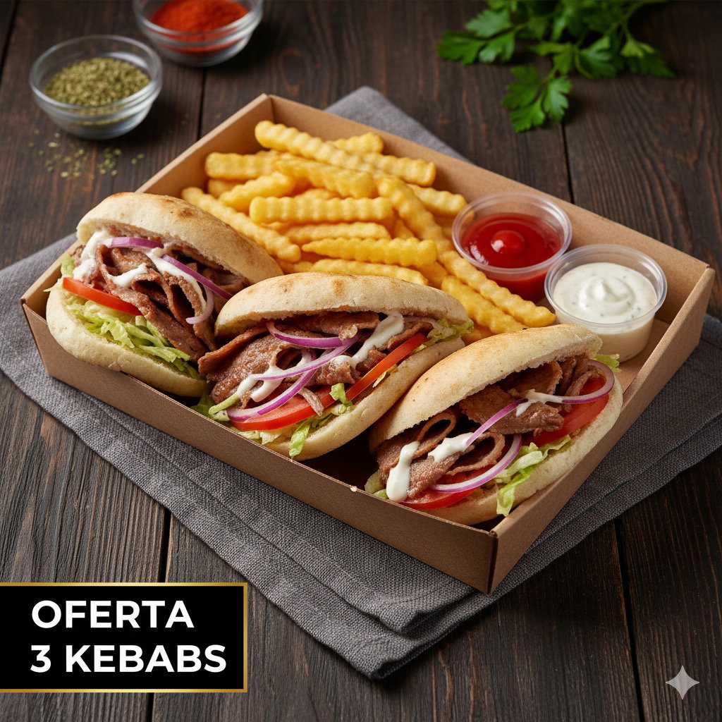 OFERTA 3 KEBABS