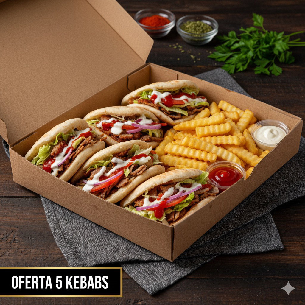 OFERTA 5 KEBABS