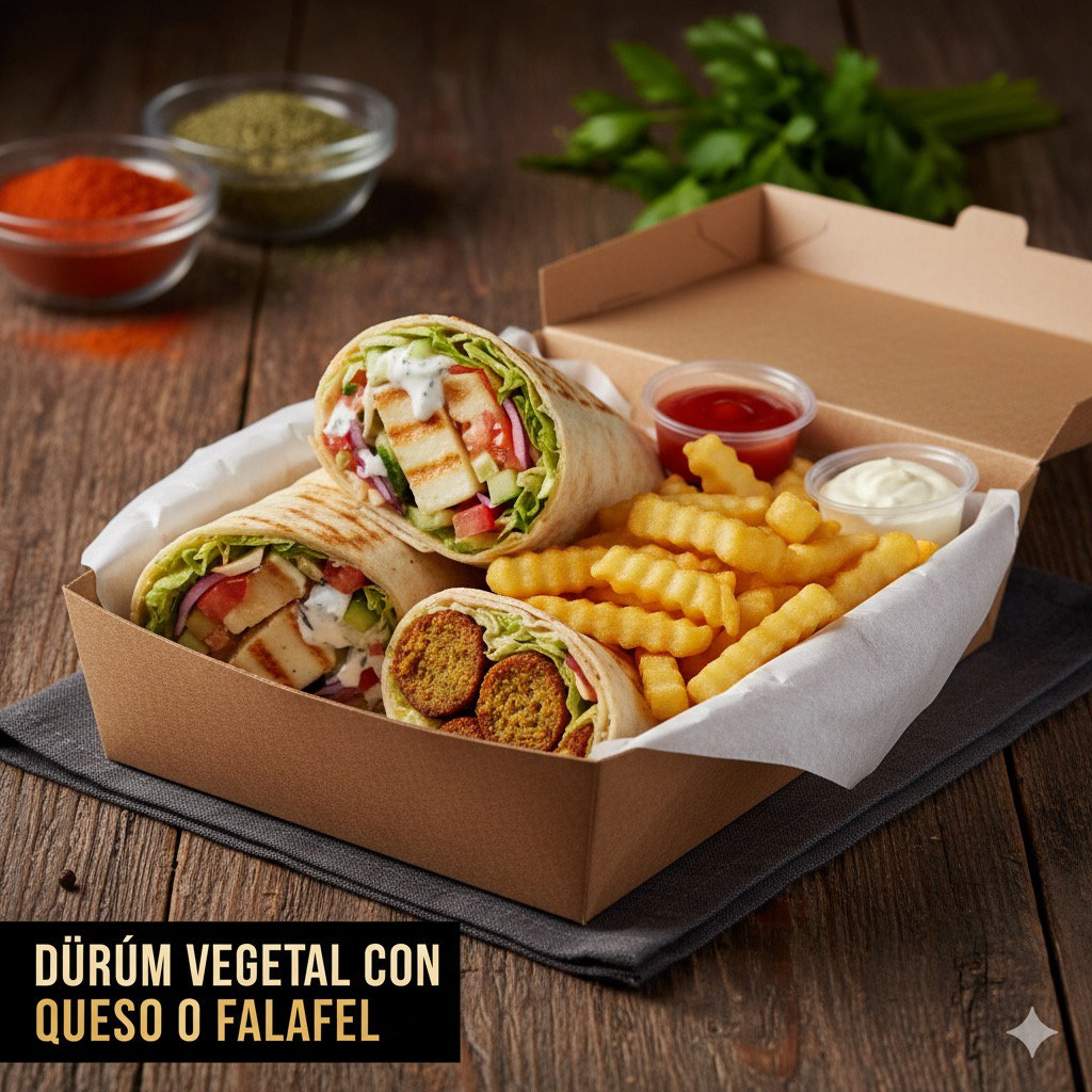 Dürüm Vegetal con queso o falafel_0