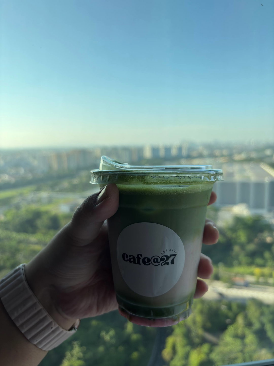 Iced Strawberry Matcha Latte