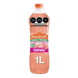 Bonafont Aguas Frescas Sabor Guayaba 1L 