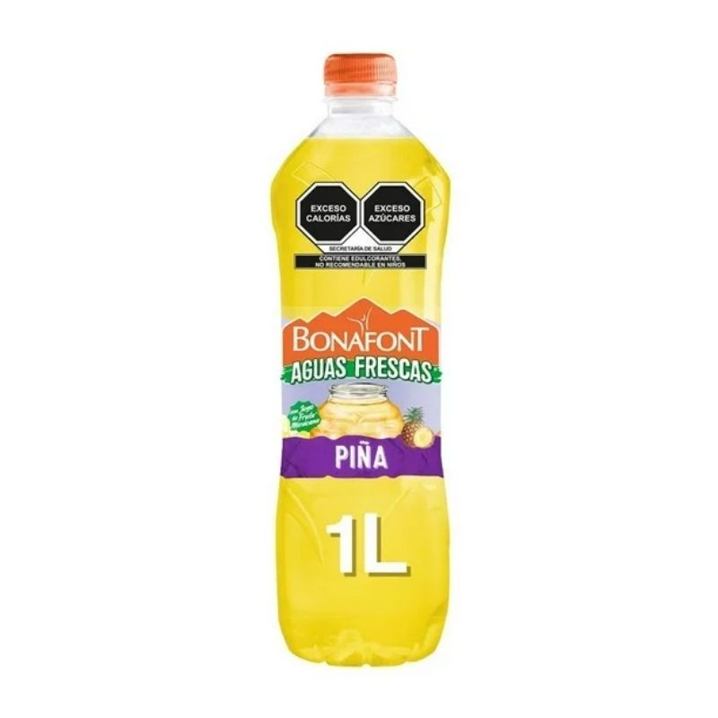 Bonafont Aguas Frescas Sabor Piña 1L