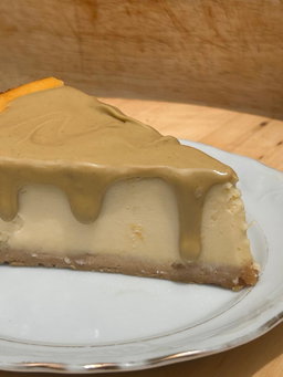 Porción de cheesecake NY style 