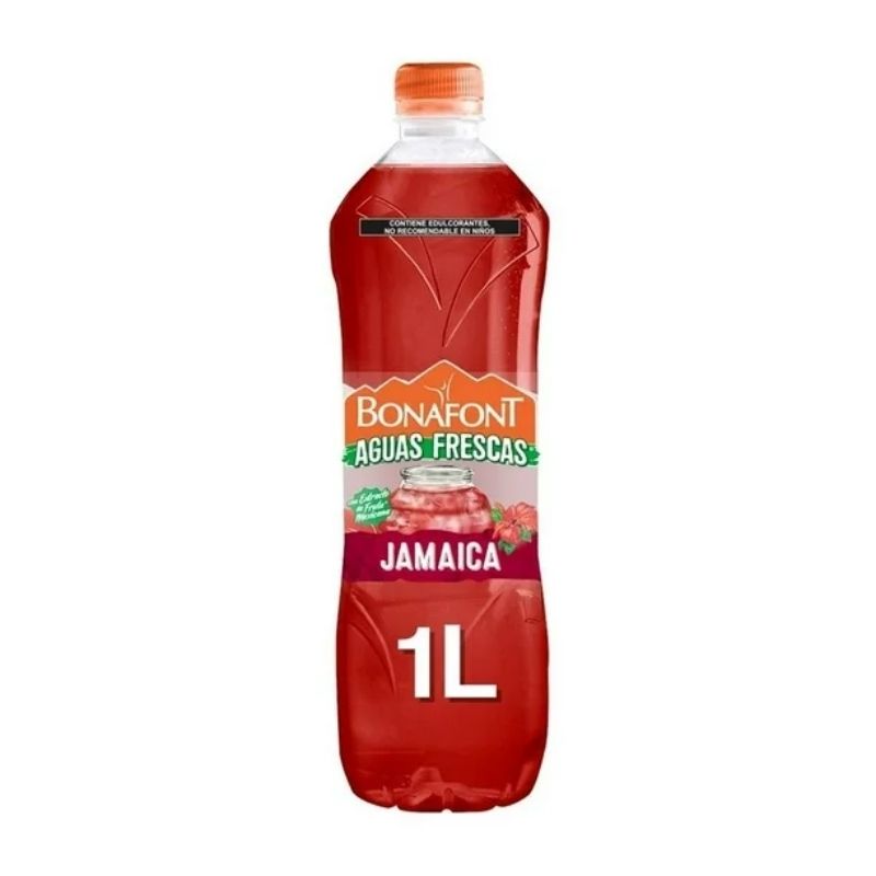 Bonafont Aguas Frescas Sabor Jamaica 1L