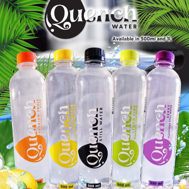 Quench Assorted Flavoured Water 24x500ml 