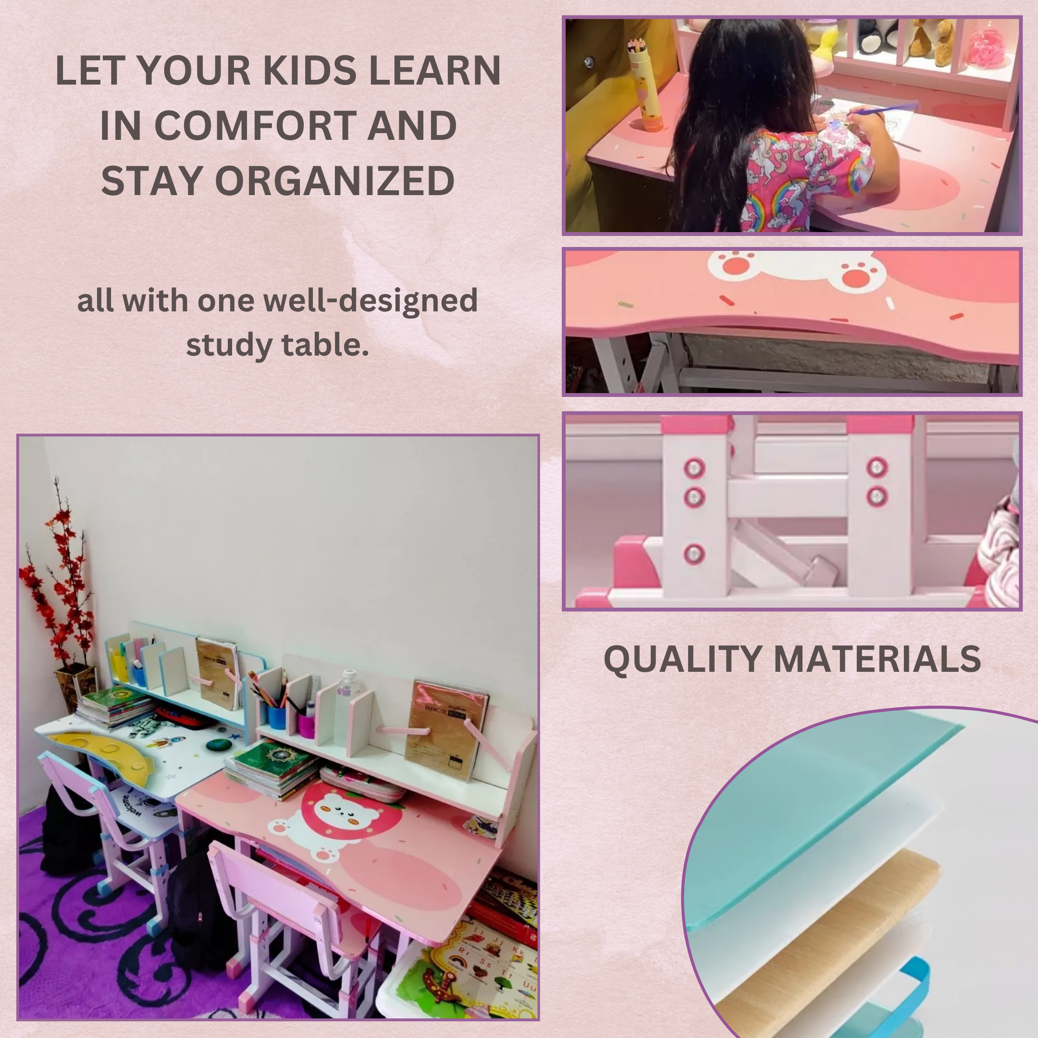 KID STUDY TABLE WITH CHAIR (MEJA BELAJAR)_3