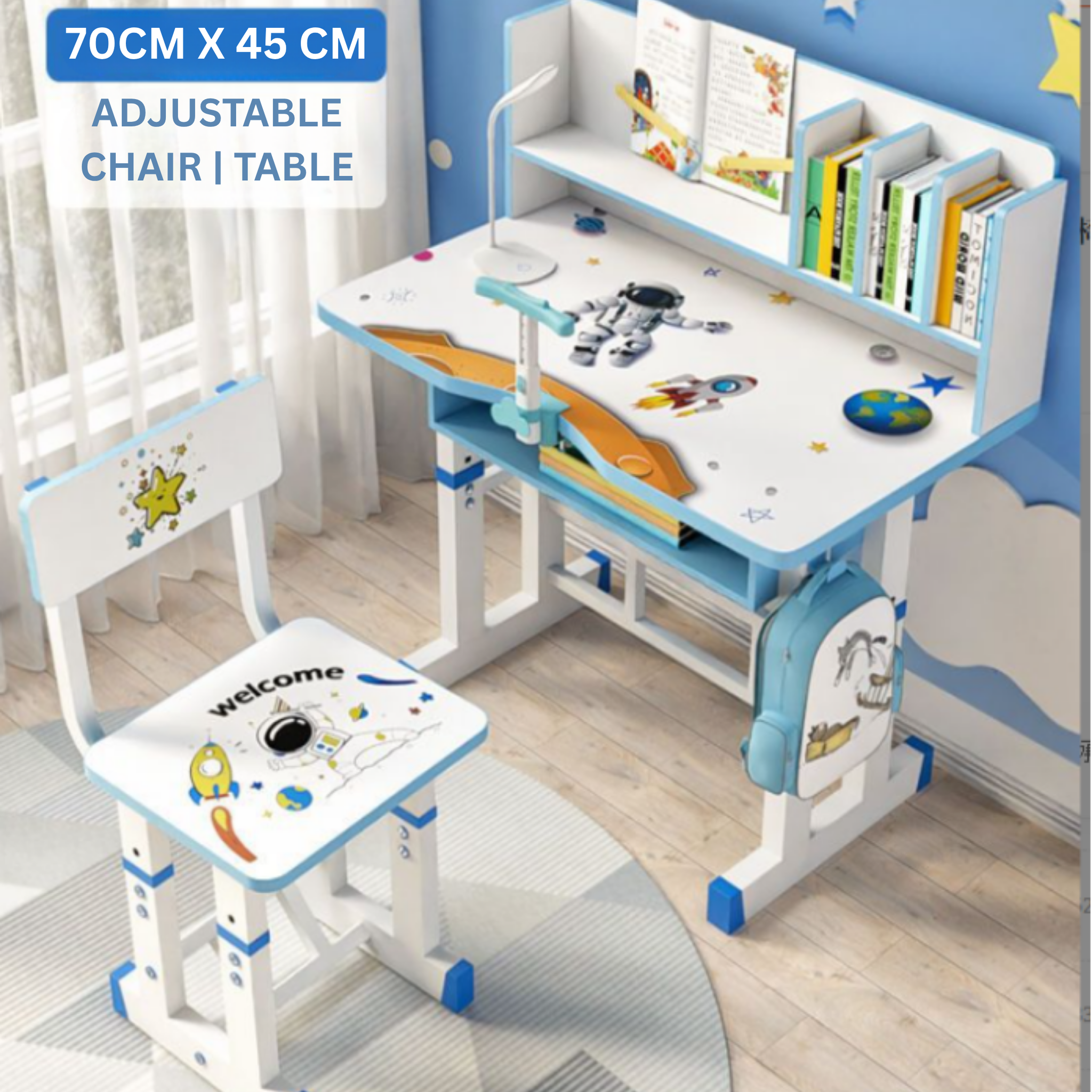 KID STUDY TABLE WITH CHAIR (MEJA BELAJAR)_4