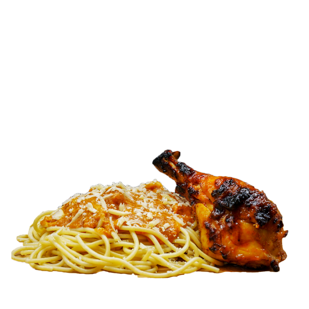 BBQ Chicken with Spaghetti _0