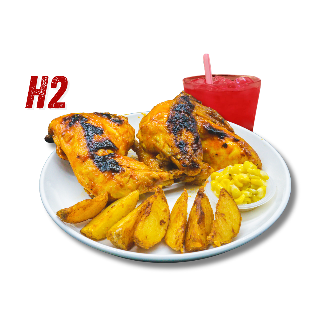 H2 - Half Chicken with Wedges